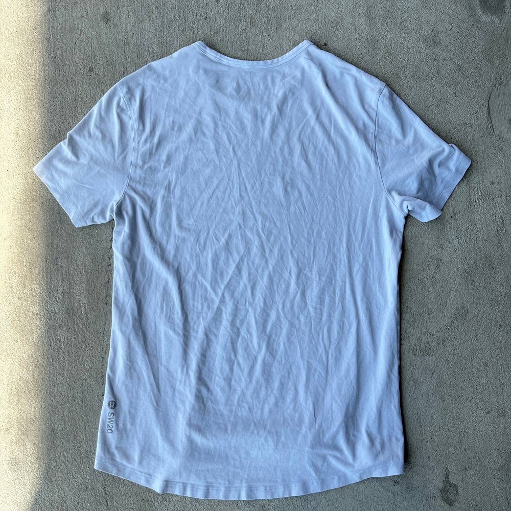Mens Lululemon SW20 Seawheeze half‎ marathon 2020 t shirt off white orange - Picture 4 of 6